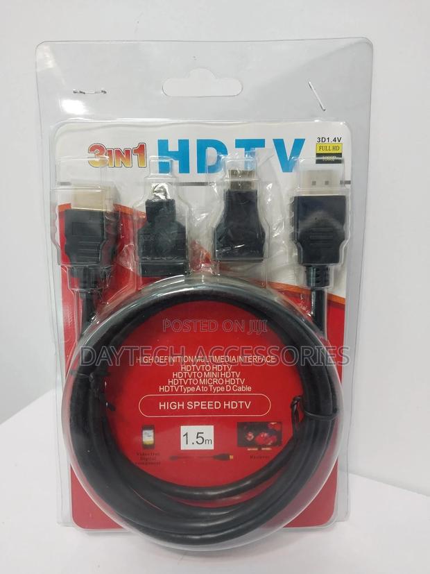 Hdmi Cable 3in11080p HDTV With Micro Mini Hdmi Connectors