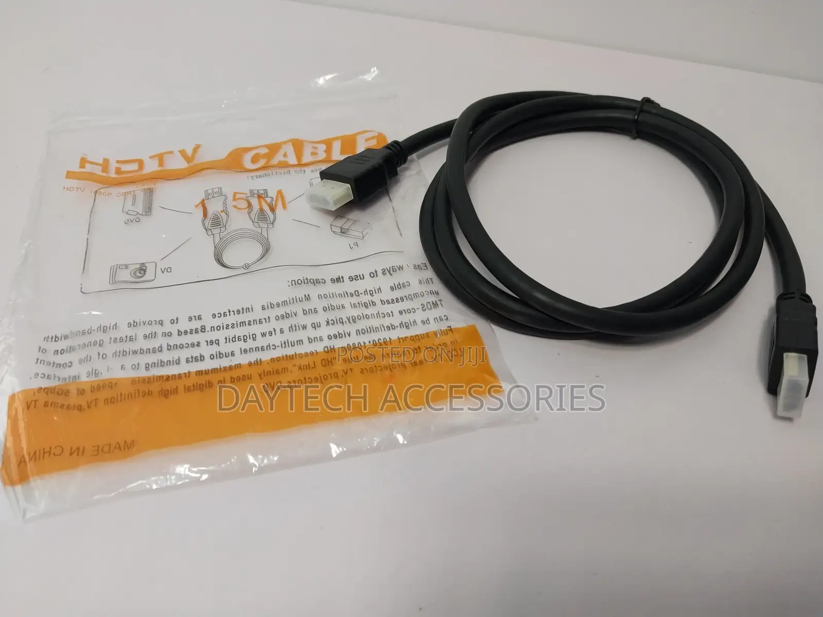 Hdmi to Hdmi Cable 1.5 Metres (1.5m) - Black