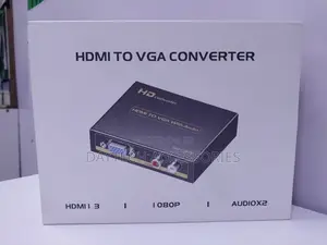 Powered Hdmi to Vga Converter/Adapter With Audio 3.5mm Port