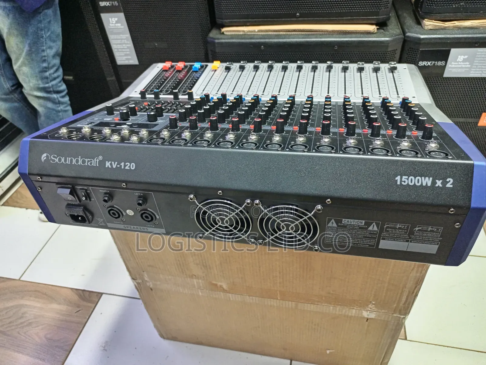 Soundcraft Kv120 Pro Mixer (1500w×2) 12channel Powered Mixer