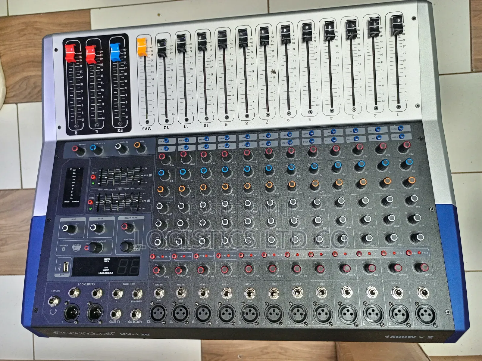 Yamaha Kv120 Pro Mixer 12 Channel Powered Mixer
