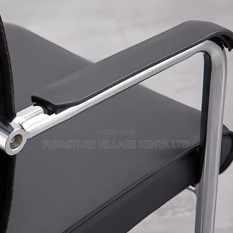 Office Chair With Armrest; Executive Leather Visitor Chair