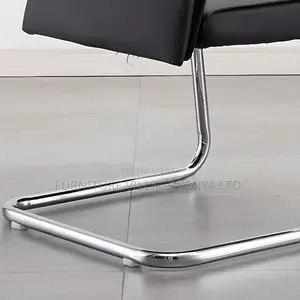 Office Chair With Armrest; Executive Leather Visitor Chair