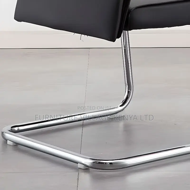 Office Chair With Armrest; Executive Leather Visitor Chair
