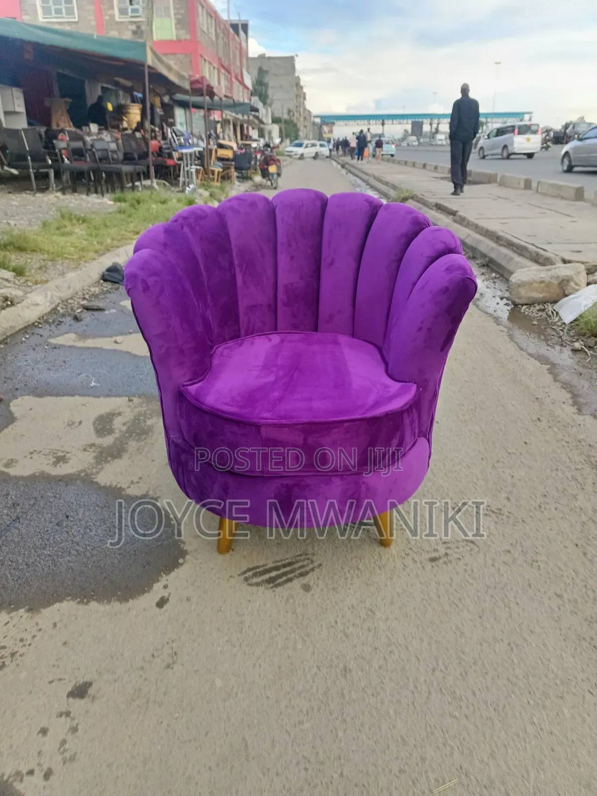 Flower Seat Purple, or Single Sofa 
