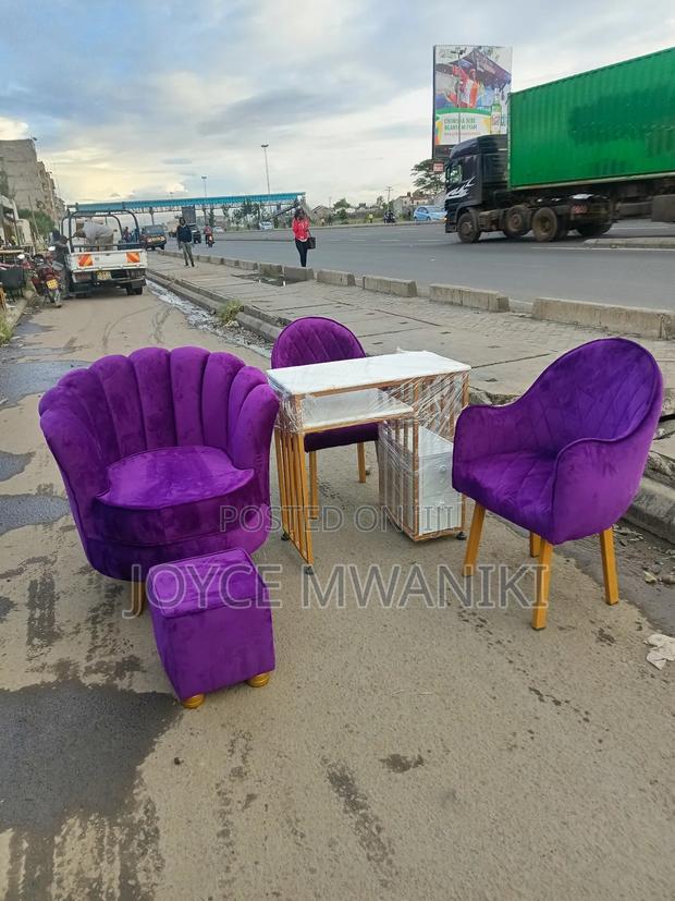 Pedicure Set and Manicure Set, Stylish Design, Purple - main view
