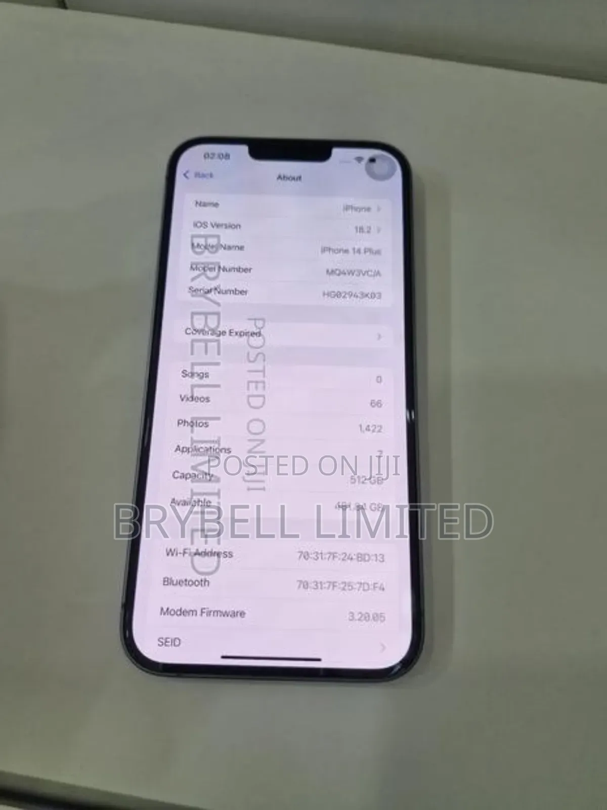 New Apple iPhone 14 Plus 512 GB Blue