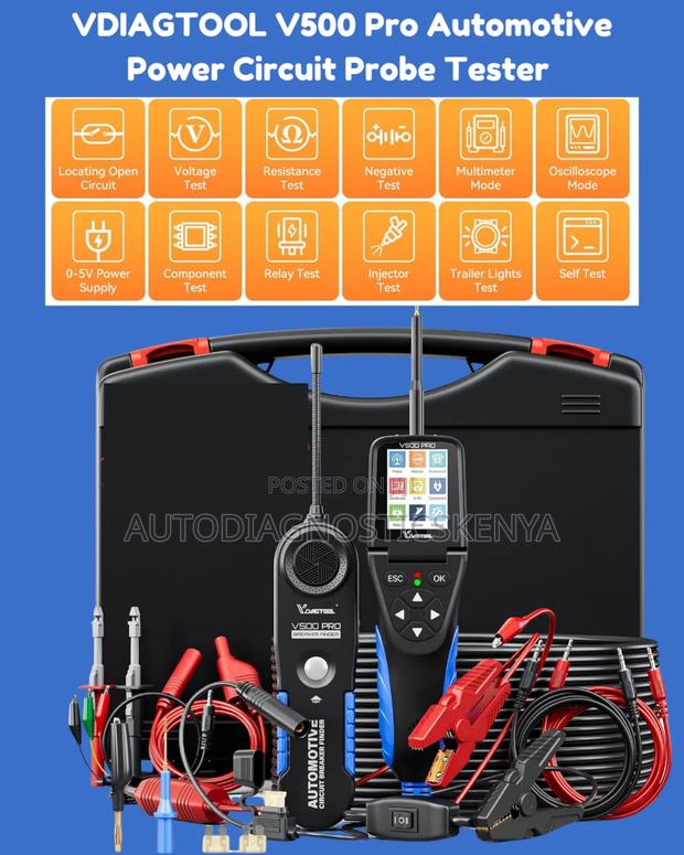 Vdiagv500 Pro Advanced Automotive Power Circuit Probe Tester - main view