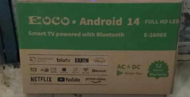 26 Inches Ac/Dc Ecco Smart Android Digital Tv:: - main view