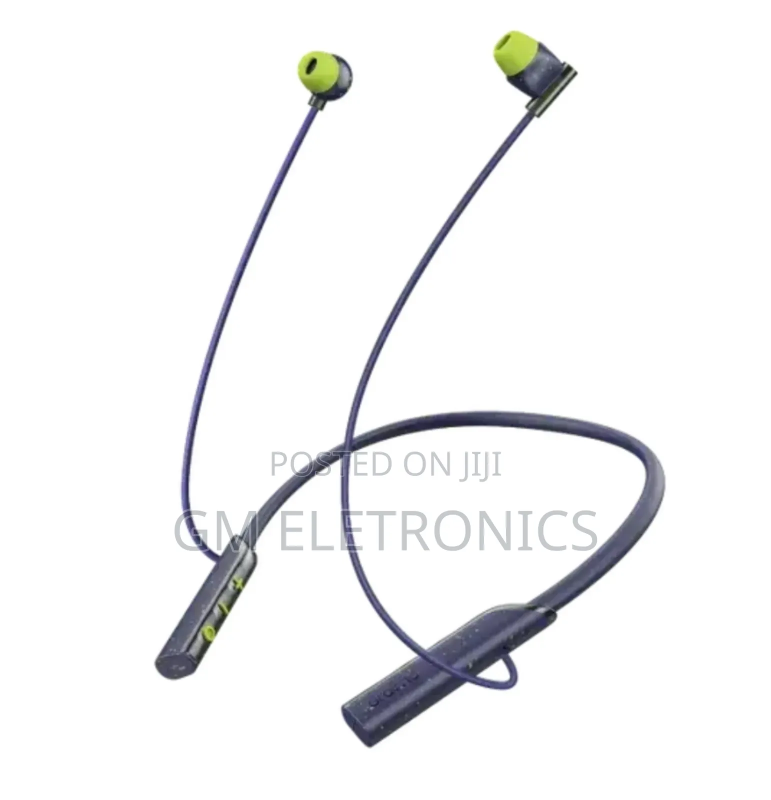 Necklace Lite Call Vibration Wireless Headphones- Blue