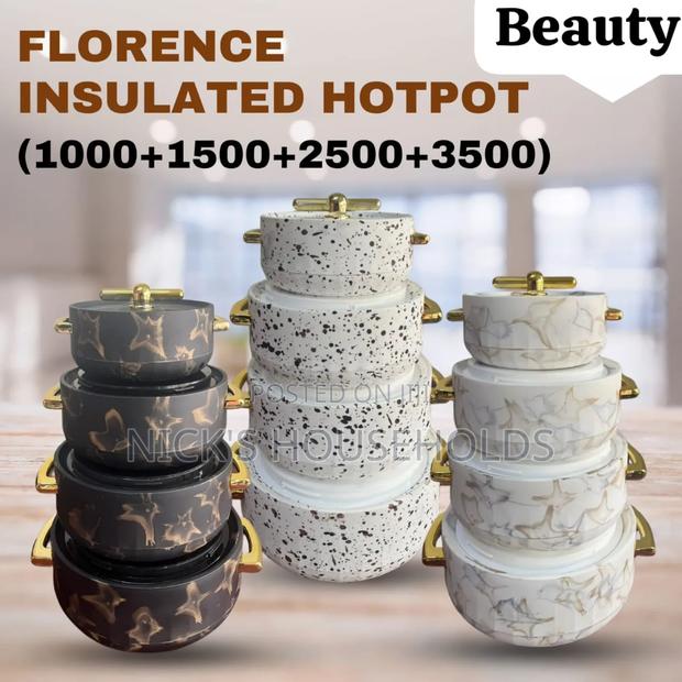 Florence Hotpots 
*4pcs Insulated Classy Hotpots - main view