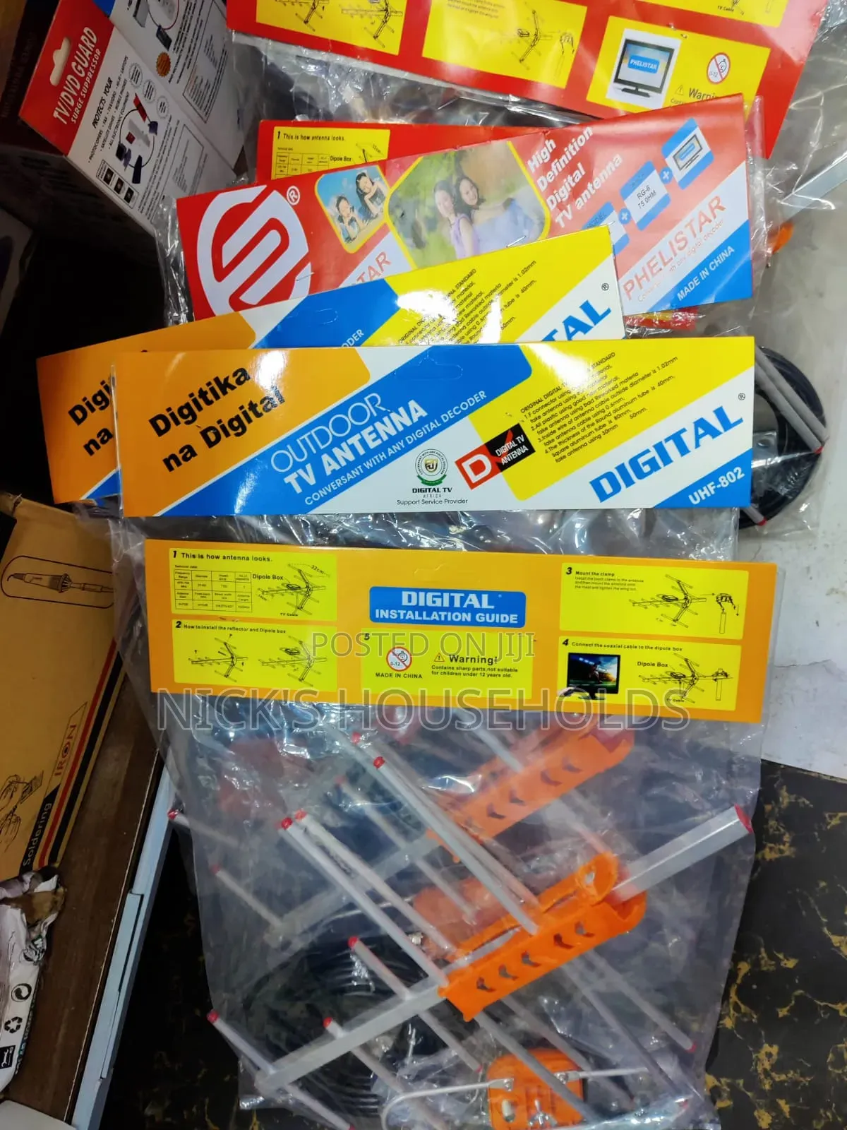 Aerial (Polythene Bag) Assembled, Out Door Antenna