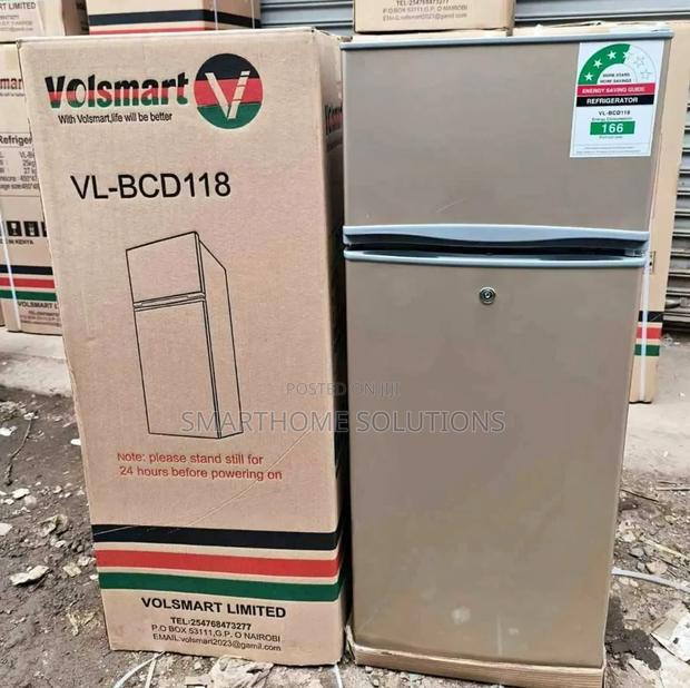 Volsmart Double Door Refrigerator: Vl-Bcd118
