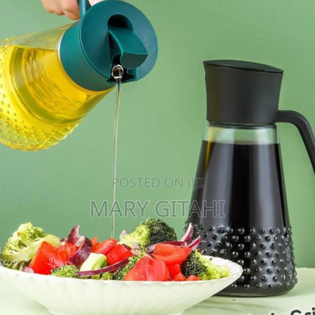 Green Black630ml Oil Jar