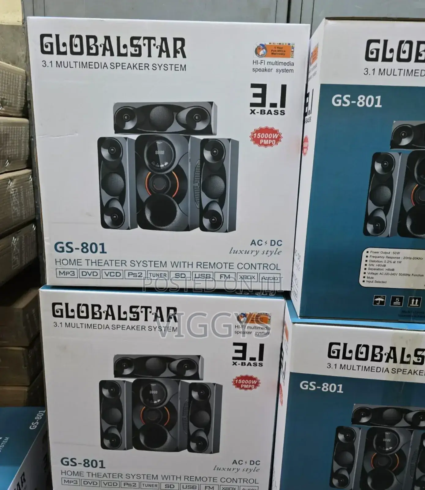 3.1ch Globalstar Home Theater System Woofer Syster