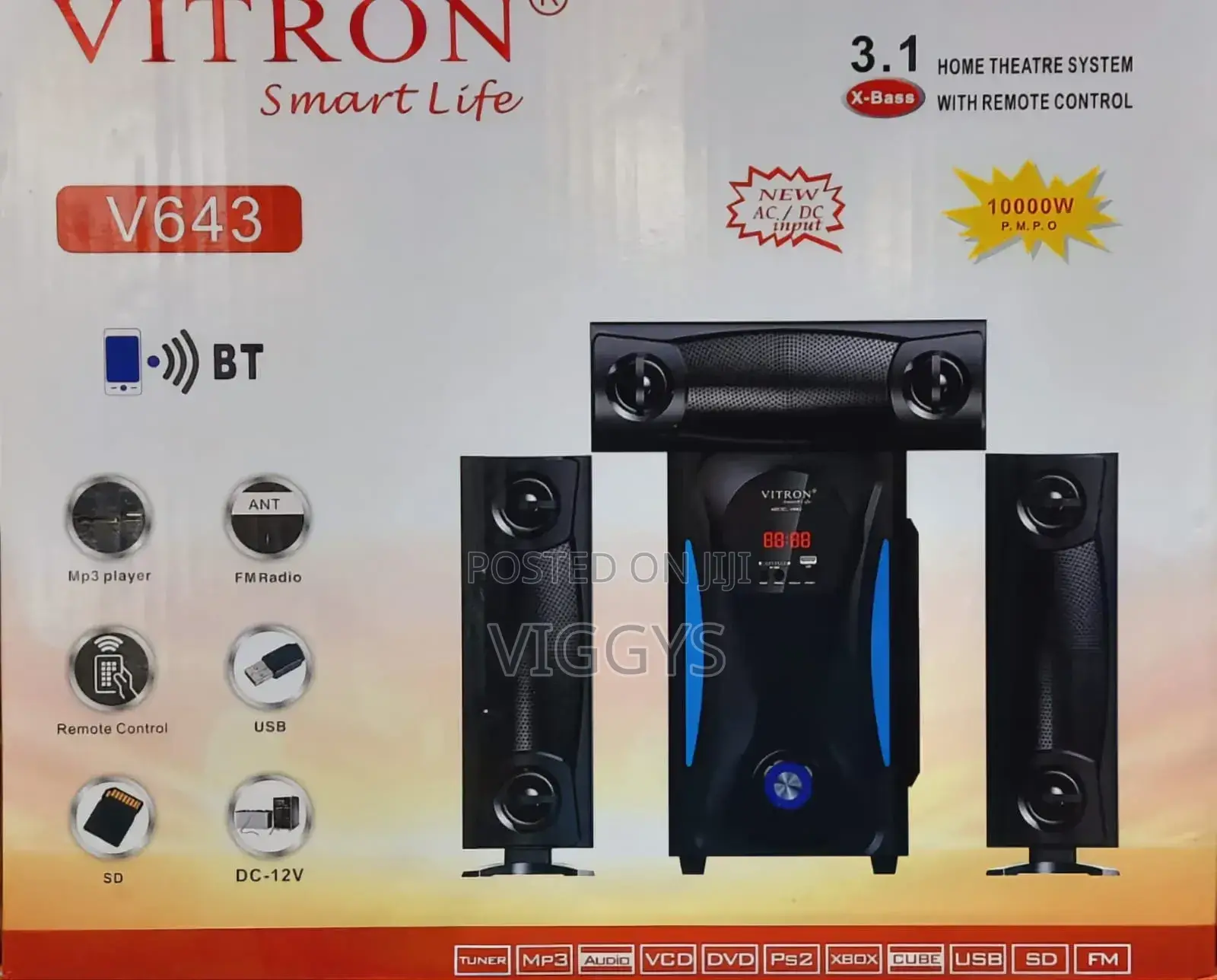 *Vitron V643 3.1 at Woofer.