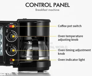 3in1 Oven With Coffee Maker Grill