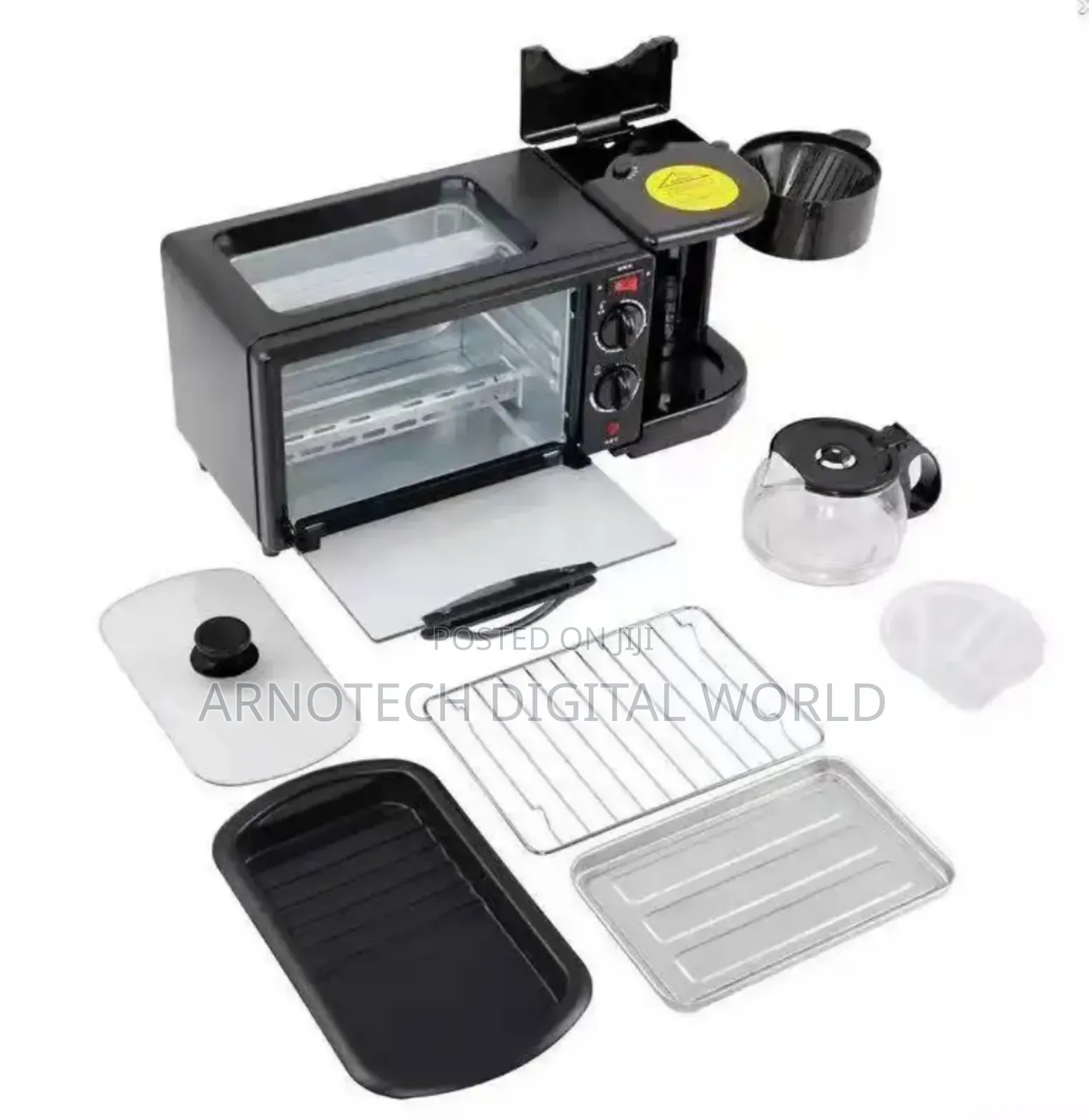 3in1 Oven With Coffee Maker Grill
