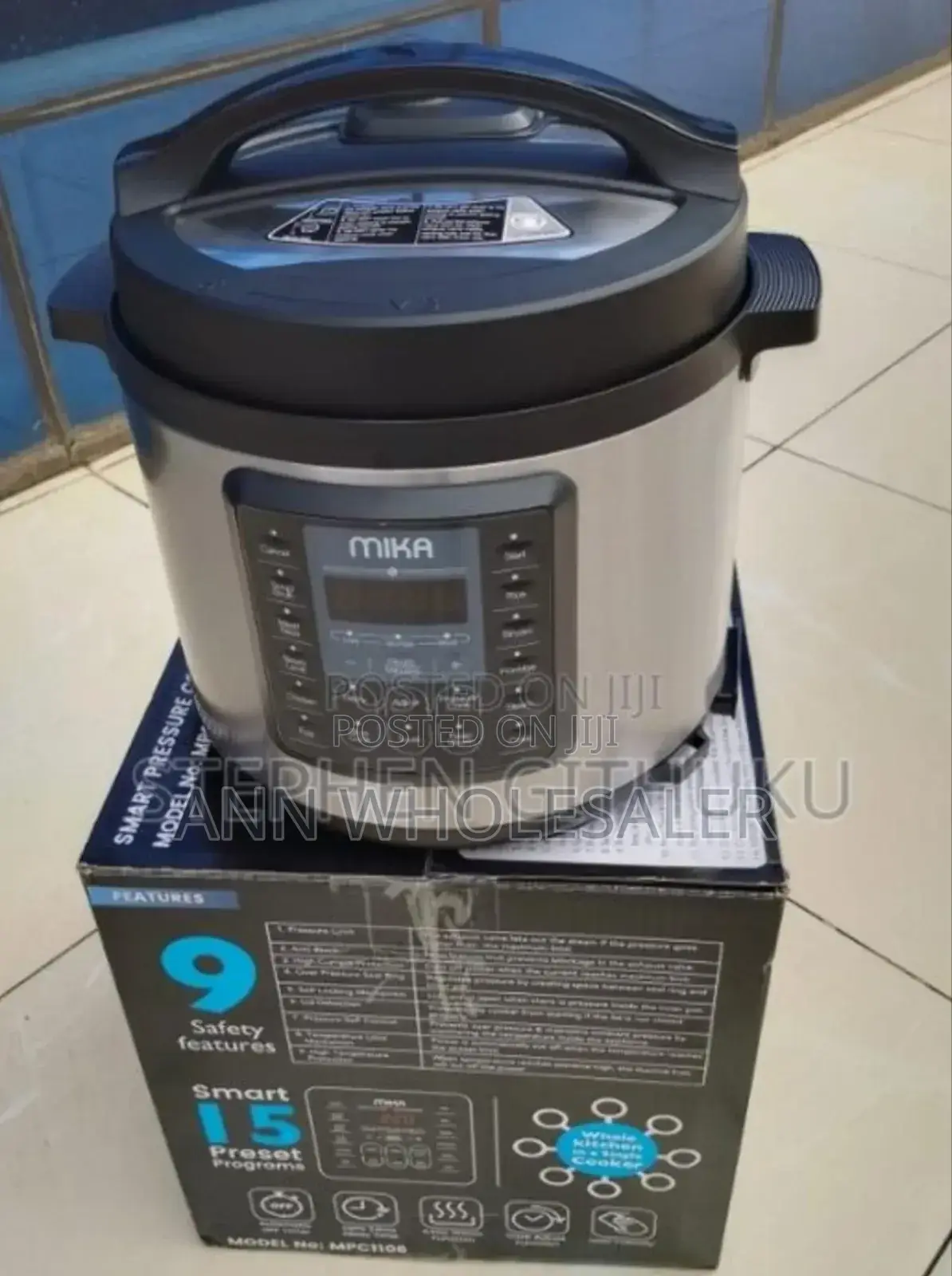 6litres Mika Pressure Cooker