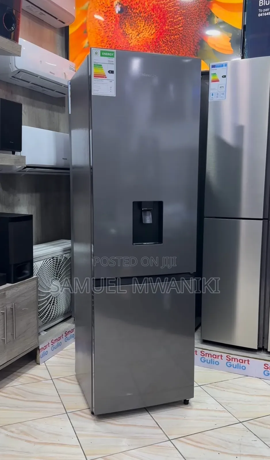 Hisense 286l Non Frost Fridge Water Dispenser Combi Grey