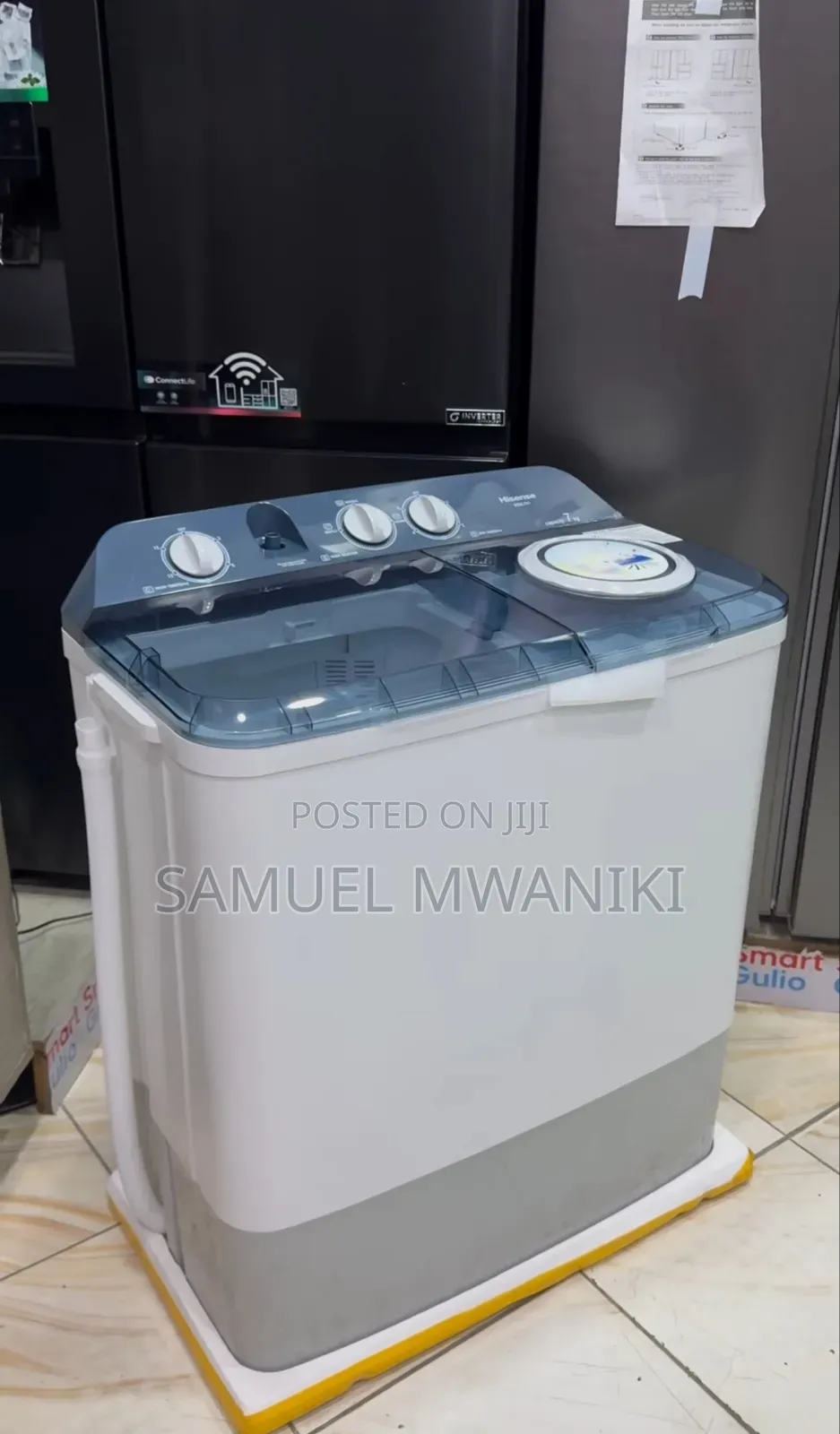Hisense 7.5kg Twin-Tub Washing Machine Wsqb753w