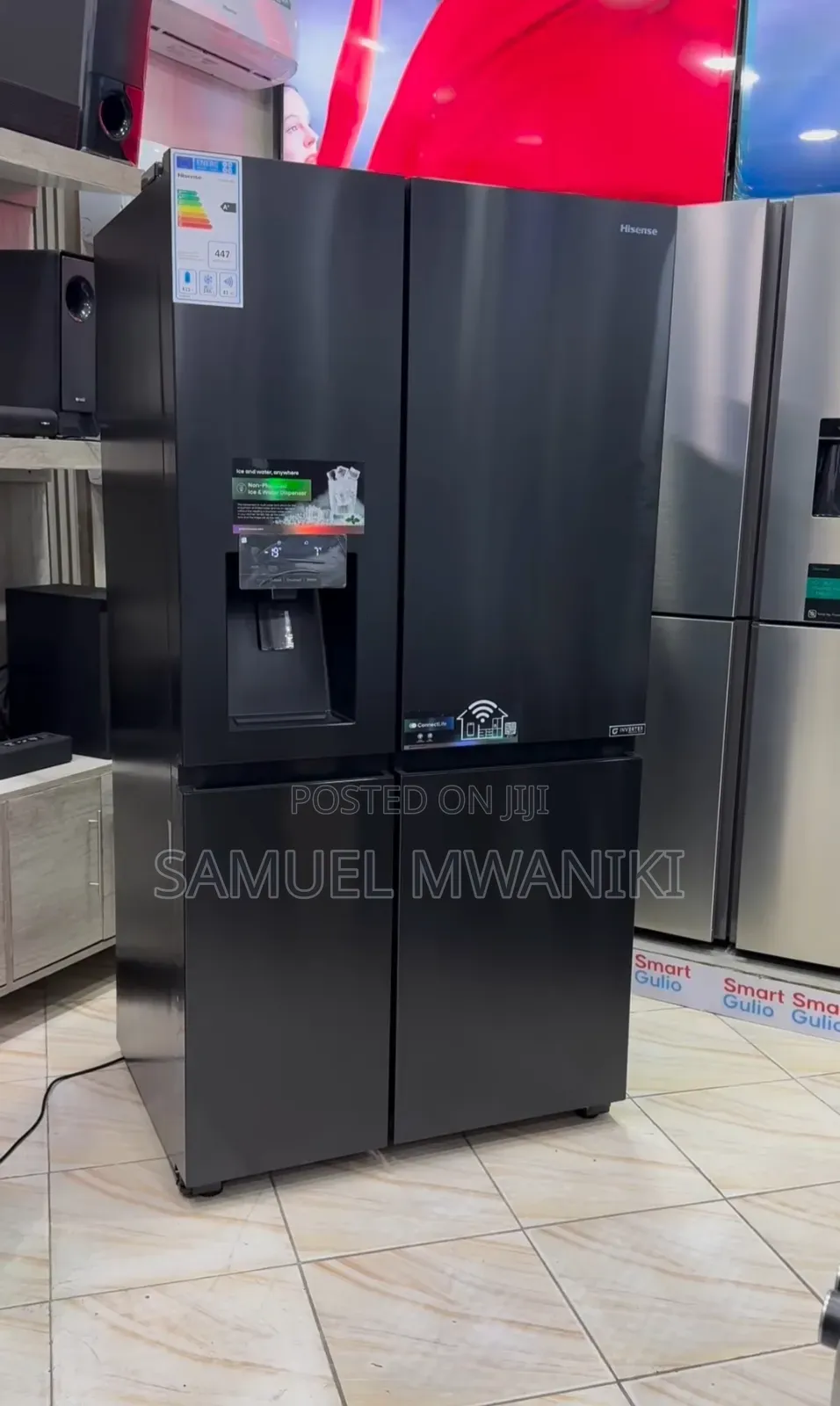Hisense Fridge 628 Liters Cross Door Design 628l Ref628dr