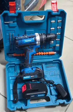 Makita Accessories 26v Cordless 2 Battery Cordless Drill