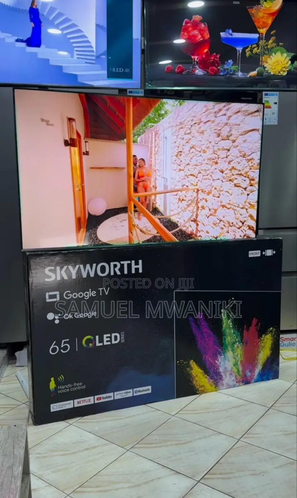 Skyworth 65′′ Qled Google Tv Uhd Hdr10+ Dolby Vision