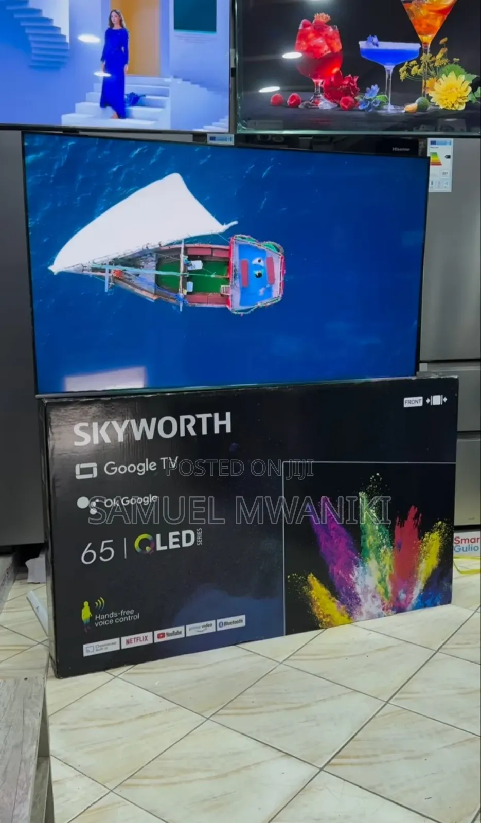 Skyworth 65′′ Qled Google Tv Uhd Hdr10+ Dolby Vision