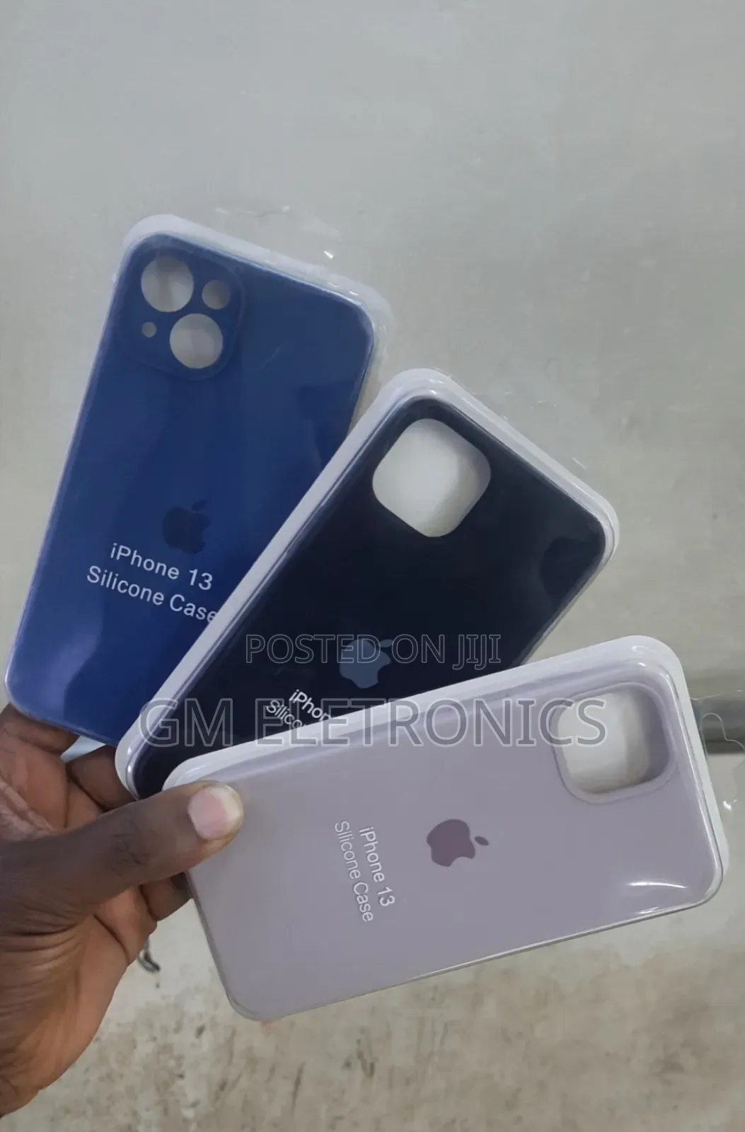 iPhone 13 Soft Silicone Back Case of Different Colours.