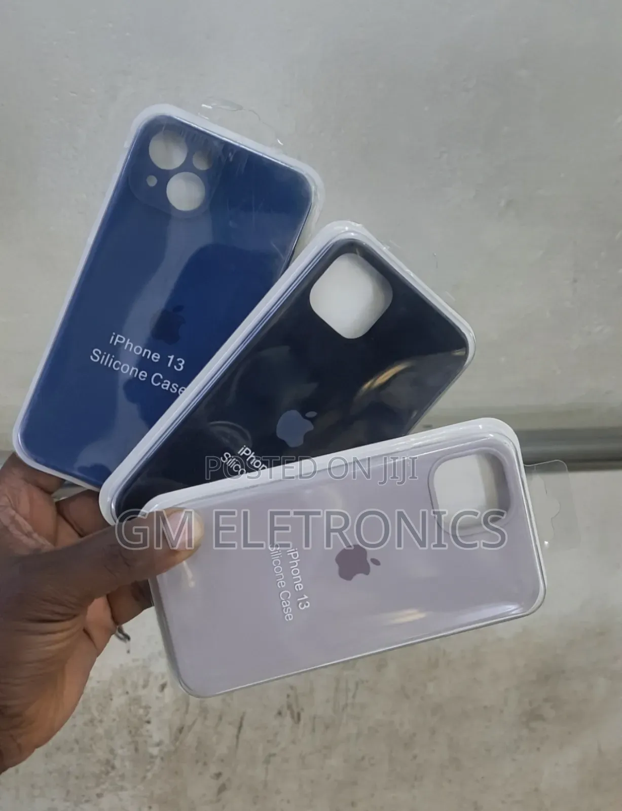 iPhone 13 Soft Silicone Back Case of Different Colours.