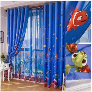 Boys Cartoon Themed Curtains With Good Quality