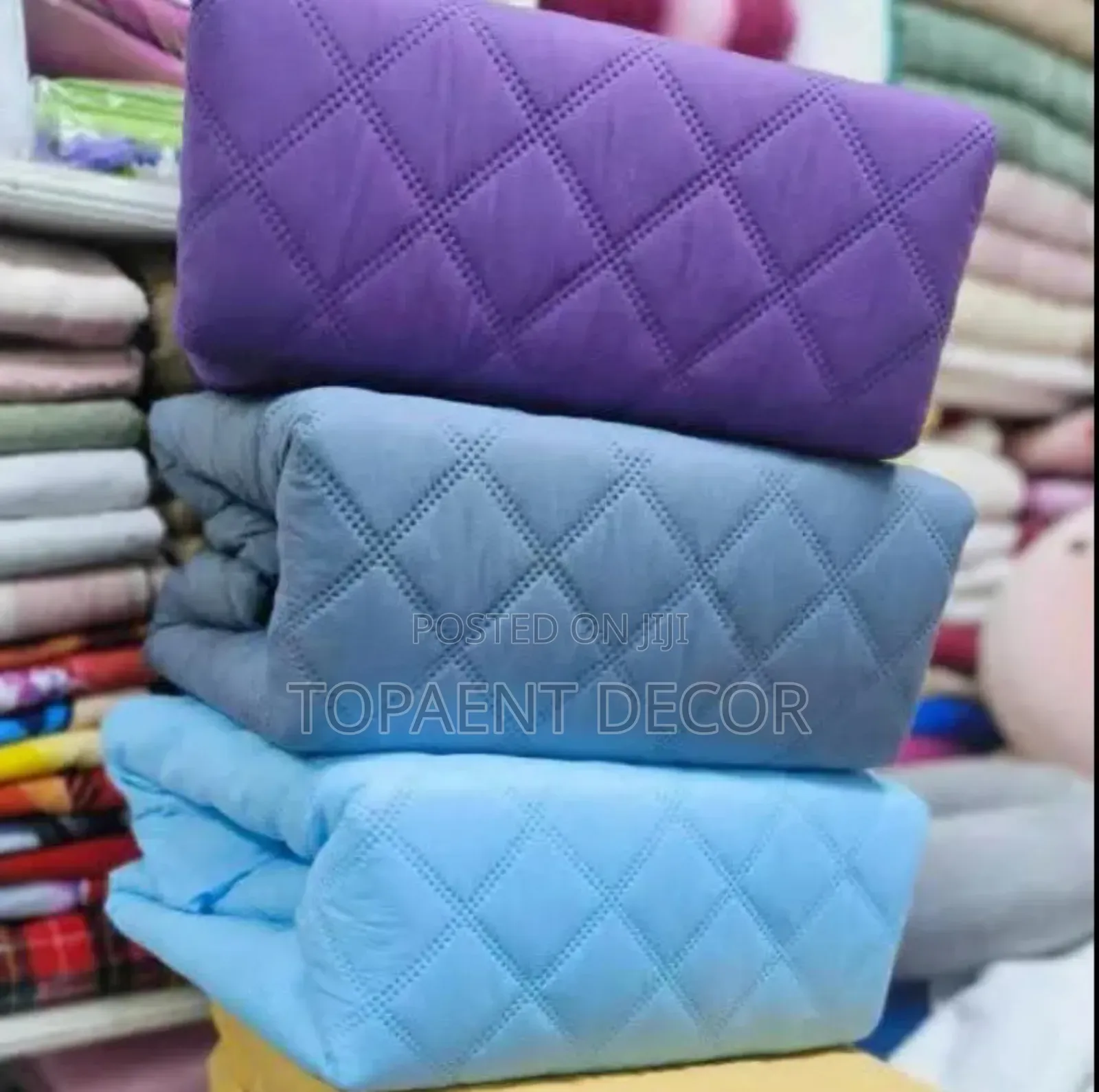 Purple,Grey and Ocean Blue 4 by 6 Waterproof Mattress Cover