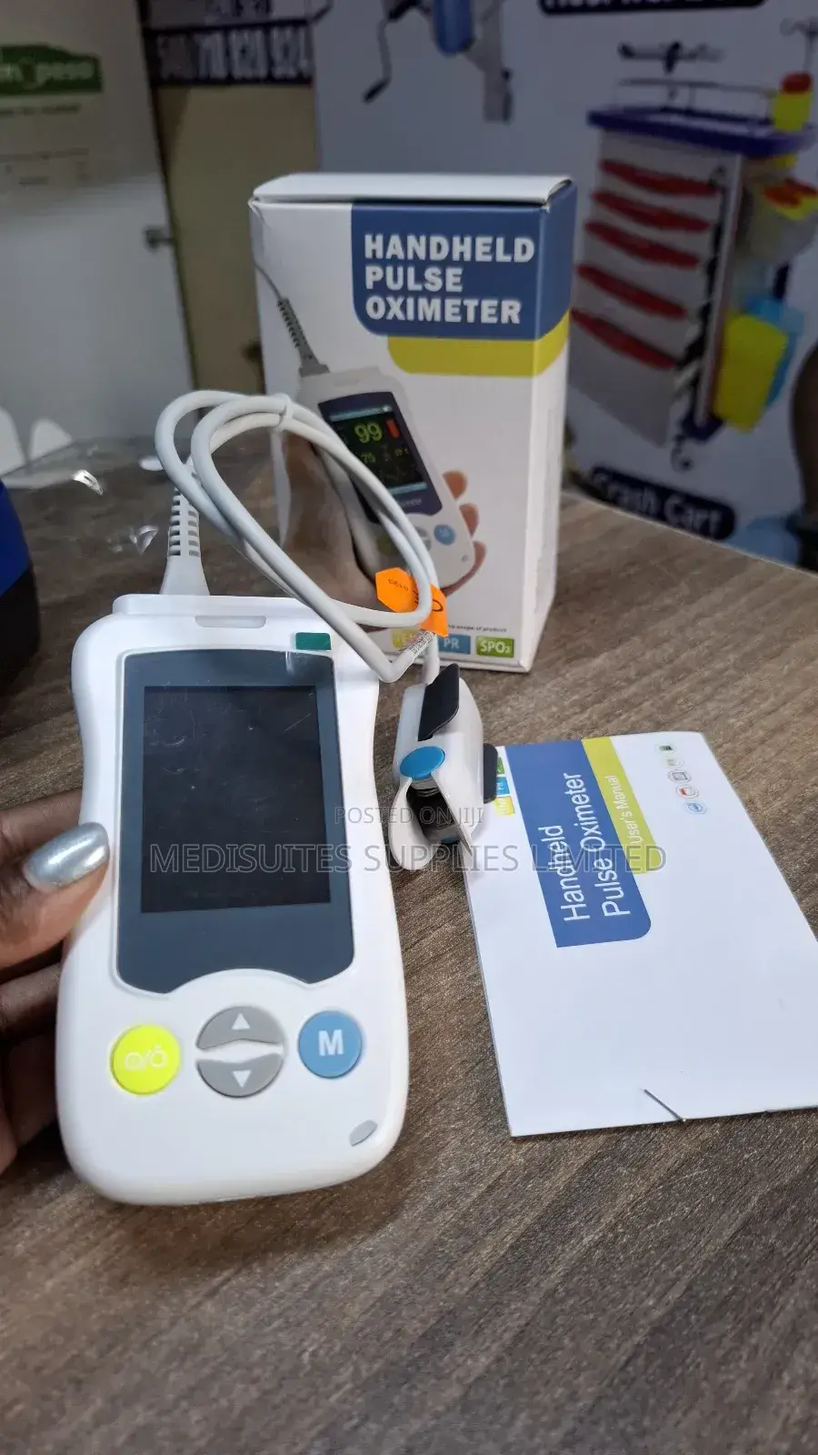 Handheld Pulse Oximeter With Adult Probe M