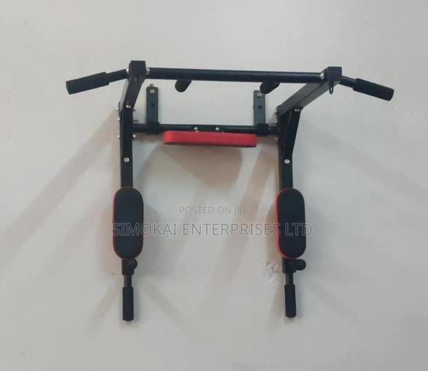 2 In 1 Wall Mounting Pull Up Bar Chin Up Bar Dip Station