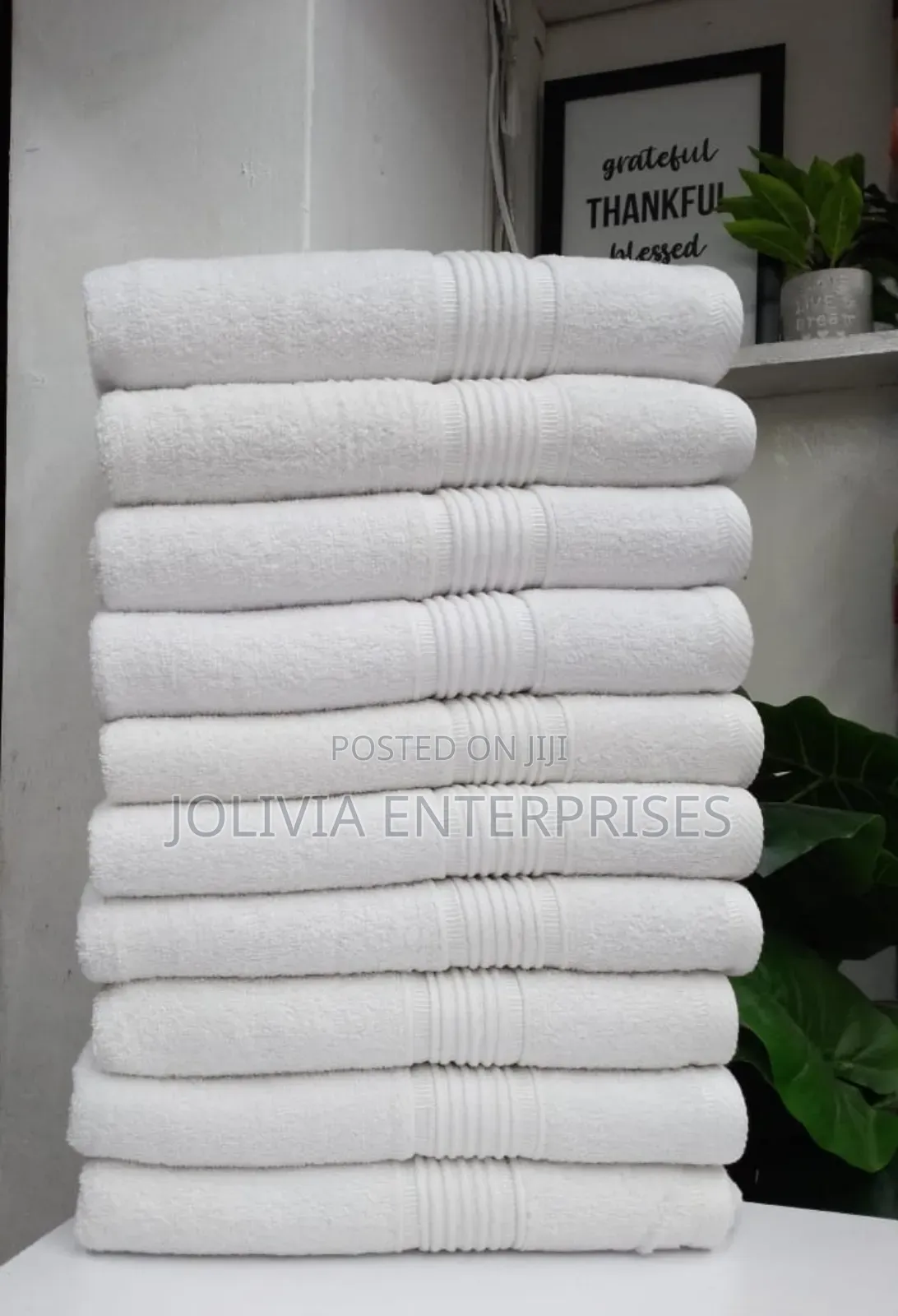 White Bath Towels