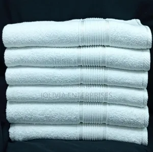 Hotel Quality White Bath Towels: A Set Of 20 Pieces