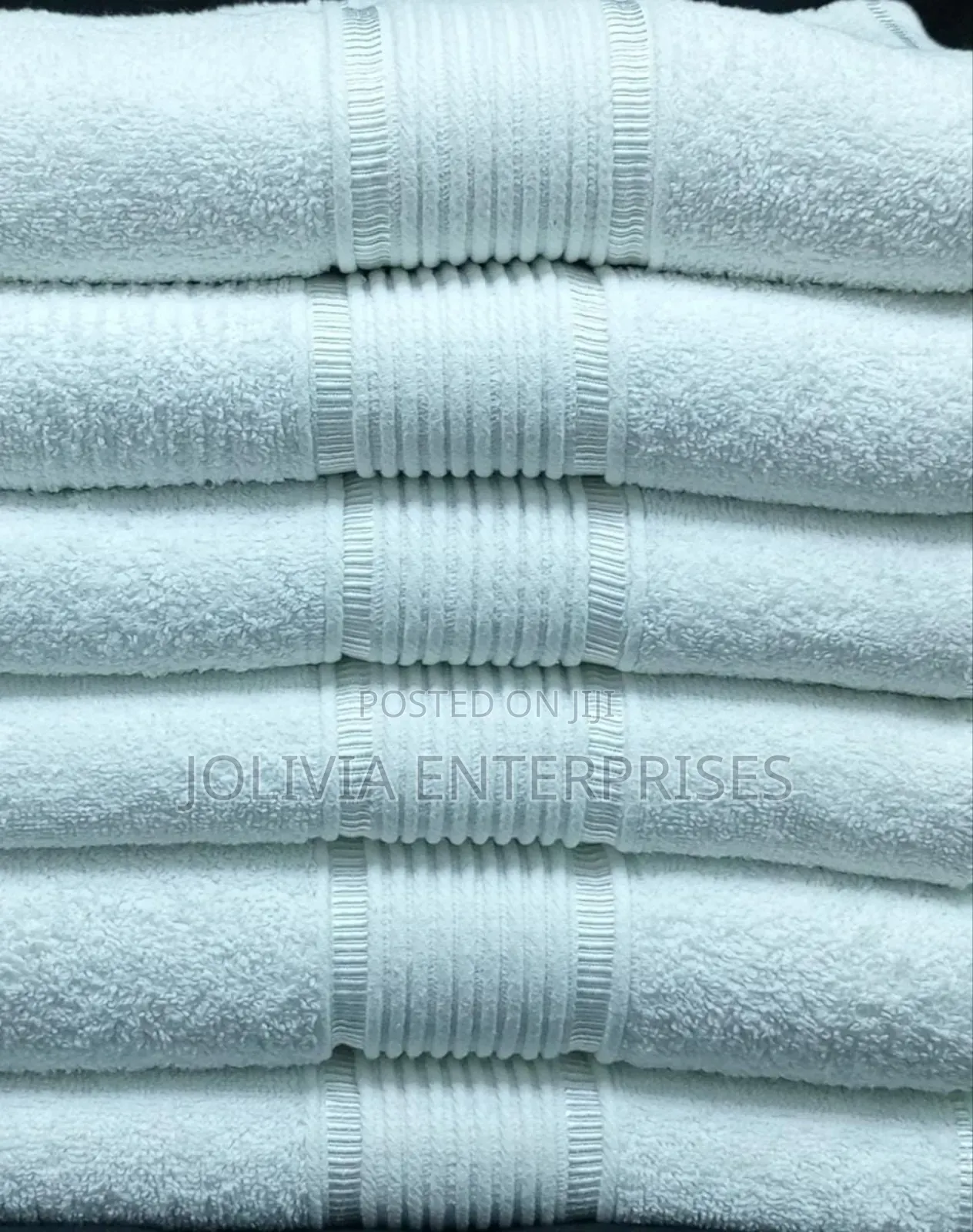 White Cotton Towels... Medium Size