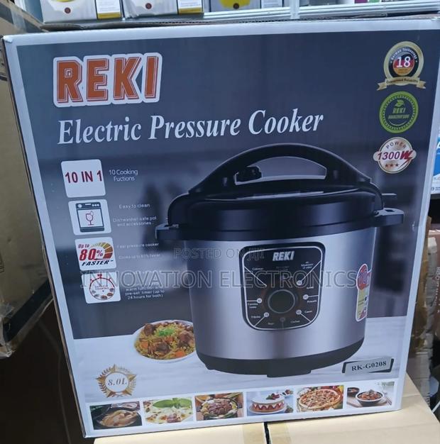 Reki Electric Pressure Cooker 8l