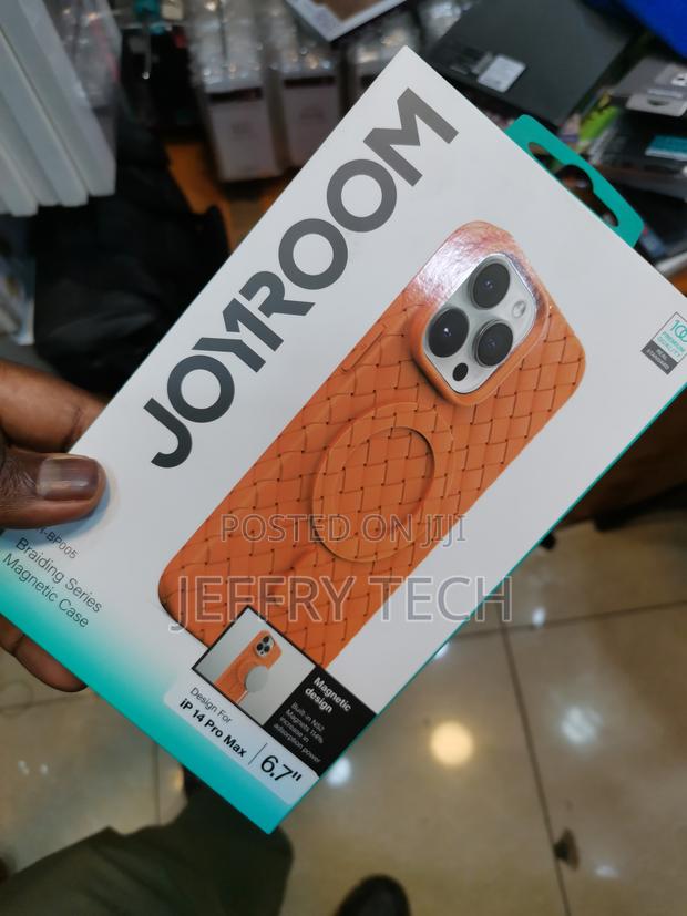 iPhone 14 Pro Max Wireless Charging Soft Cover Leather Mesh - thumbnail 2