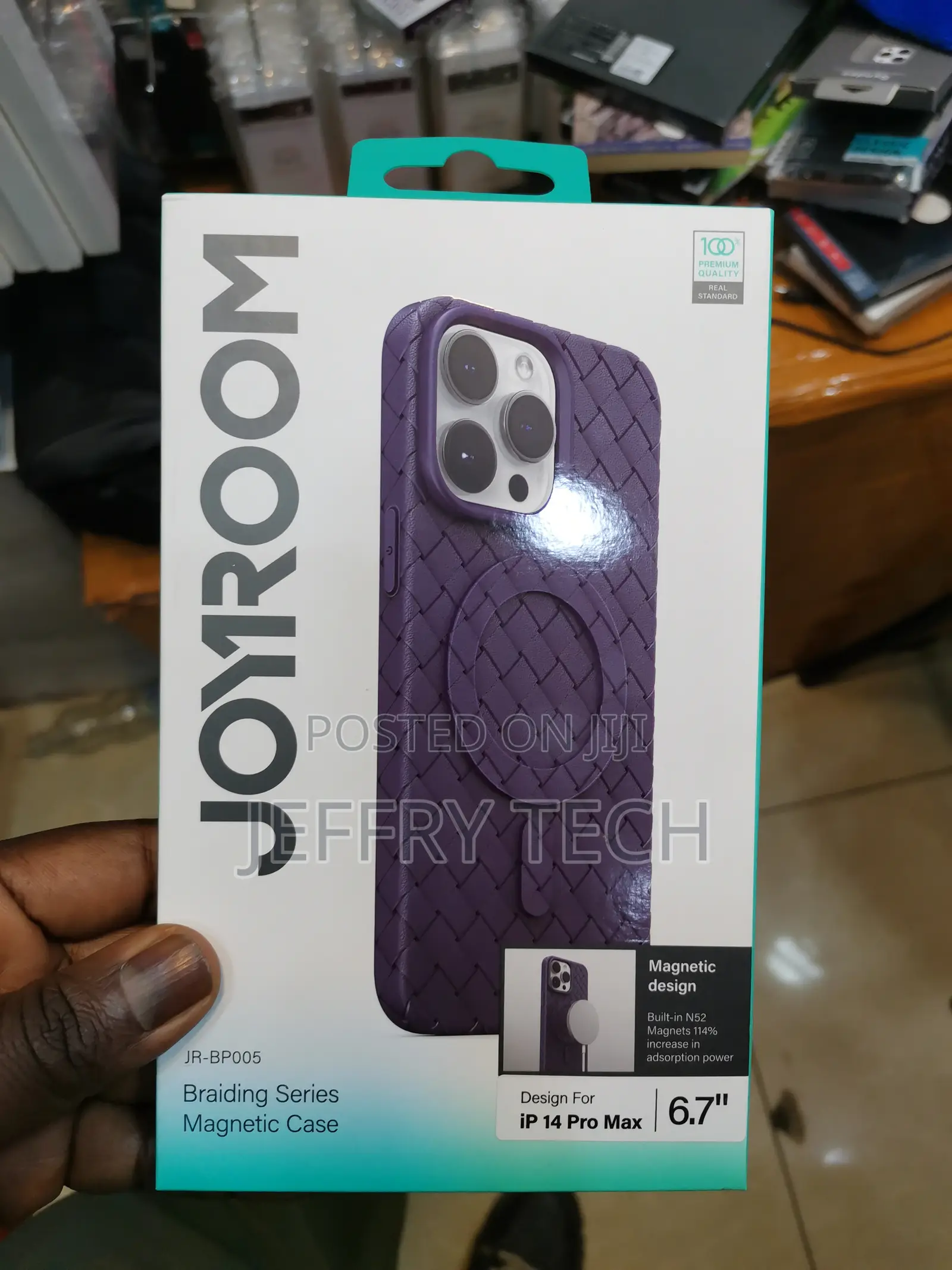 Magsafe Woven Case for iPhone 14 Pro Max - Purple