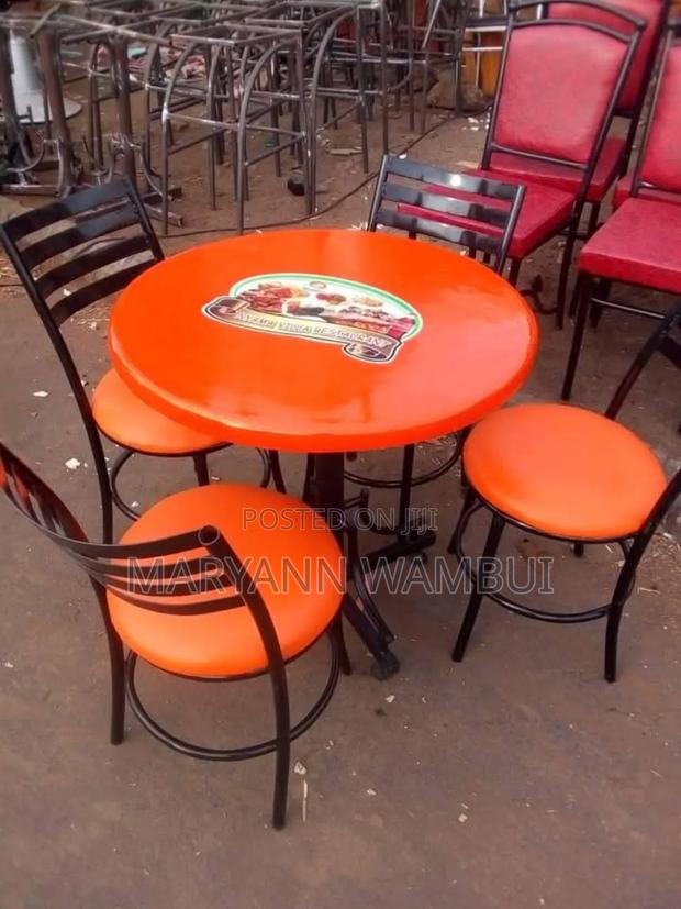 Orange Flat Chairs for Club and Hotel