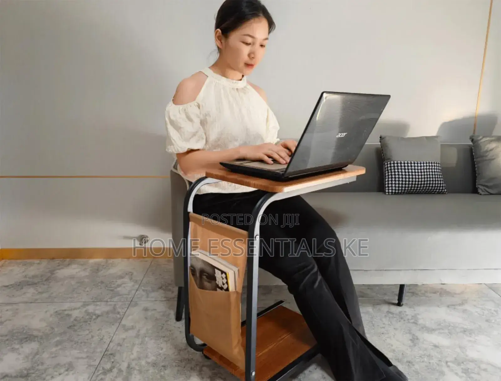 *2 Layer Trolley Side Table