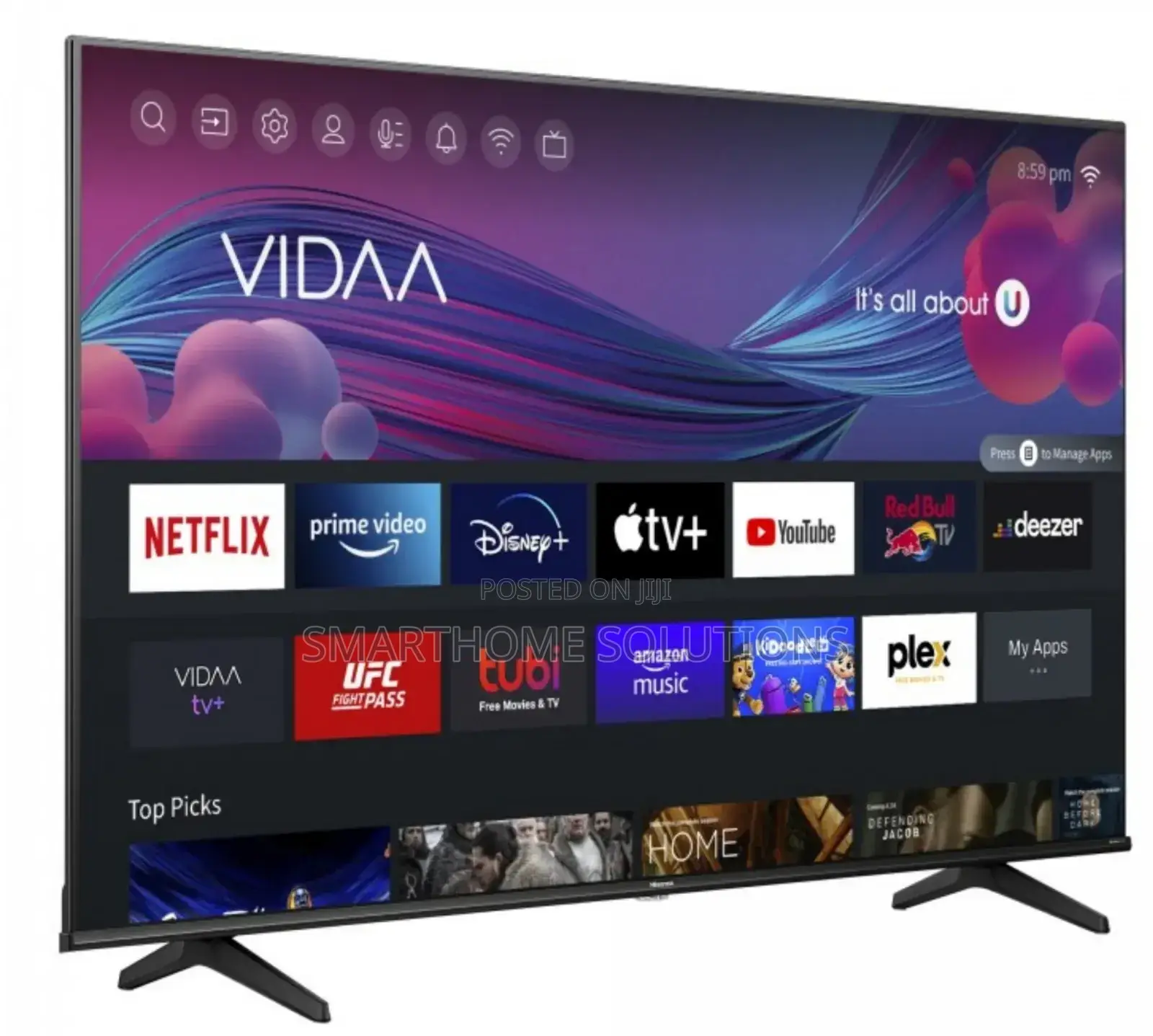 Hisense 65" Vidaa Smart Television