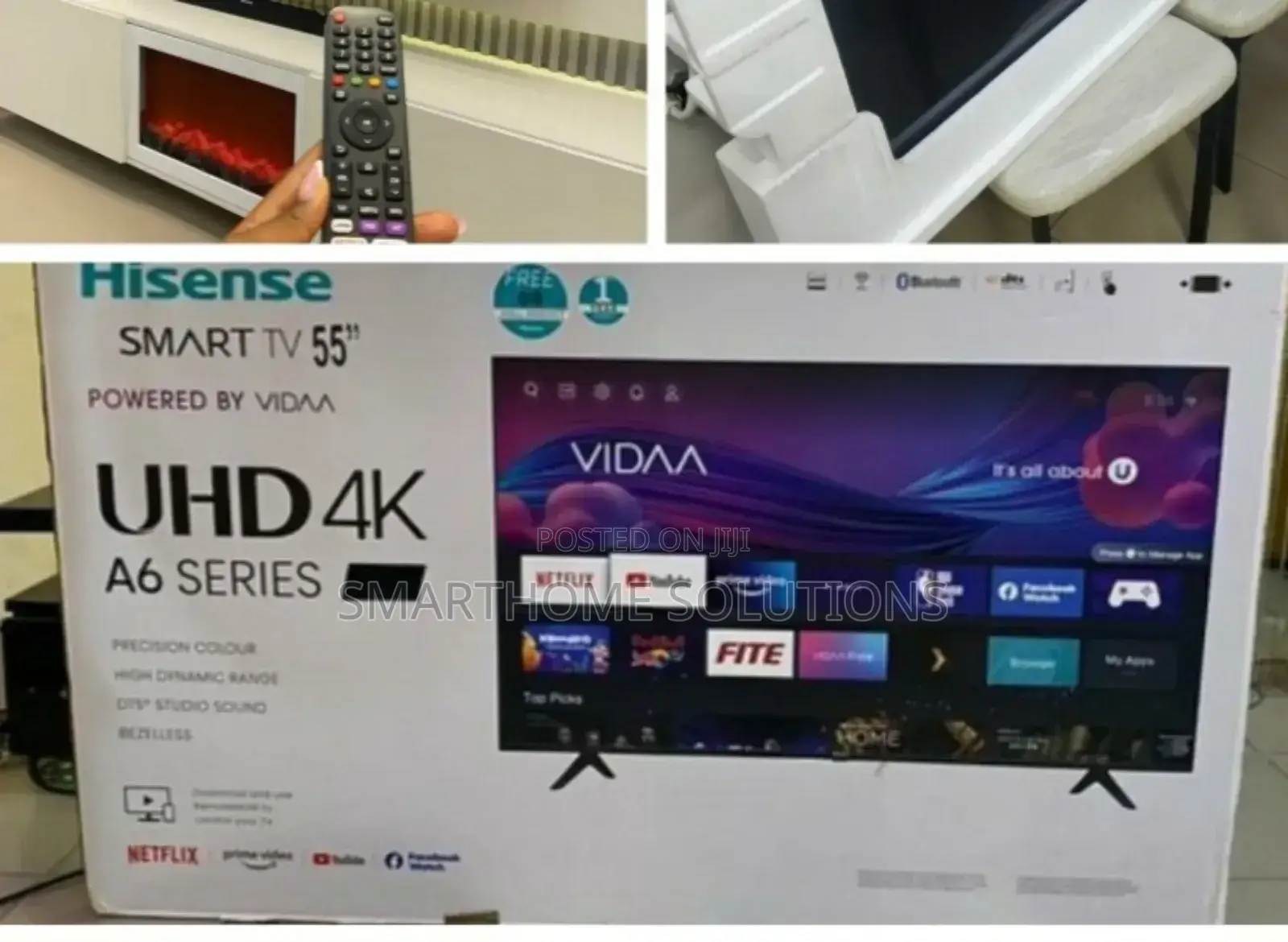Hisemail 55" Vidaa Smart Television