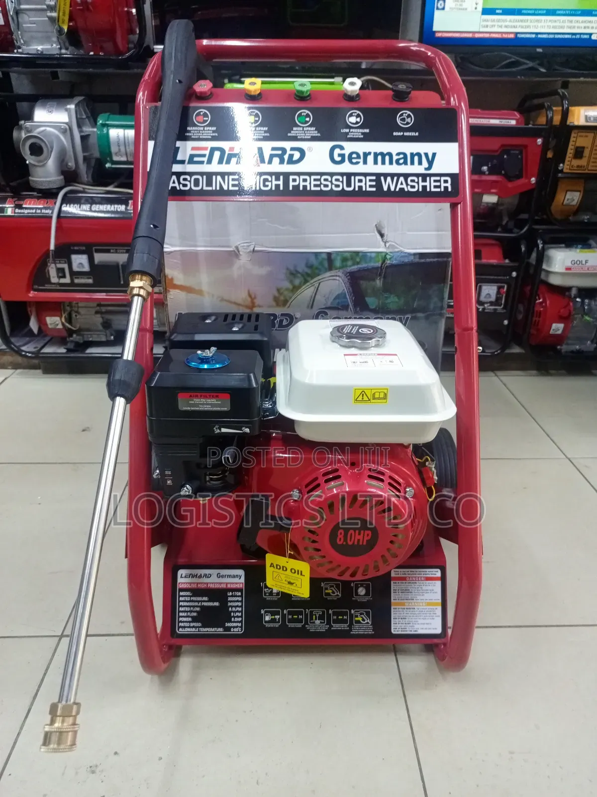 Lenhard Germany 3000psi Gasoline High Pressure Washer