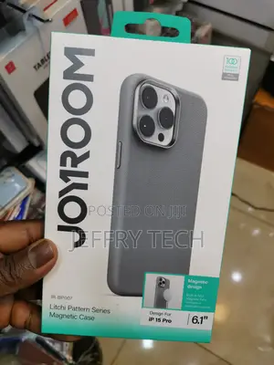 Joyroom Jr-Bp007 Magnetic Back Plates iPhone 15 Pro Grey