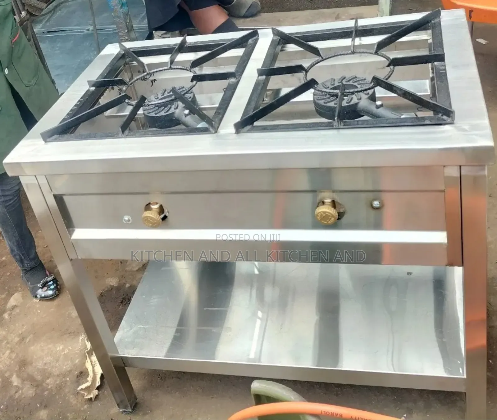 Majestic Two Burner Stainless Steel Cooker,
