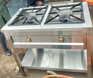 Majestic Two Burner Stainless Steel Cooker,