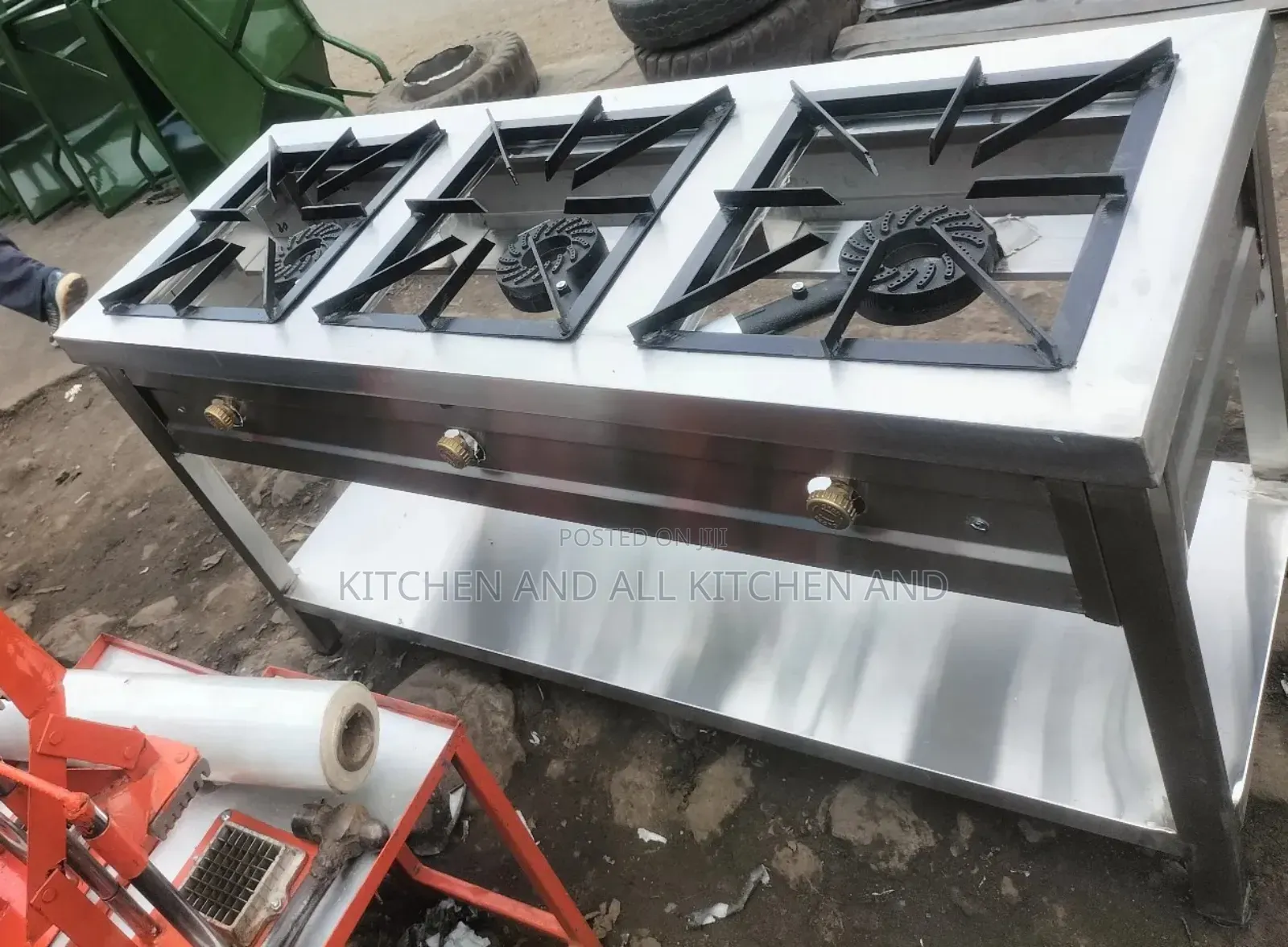 Radiant Stainless Steel 3 Burner Cooker